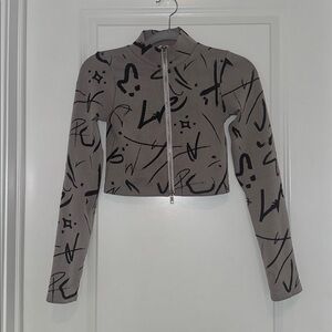 Stylish Gray and Black 2 Piece Set